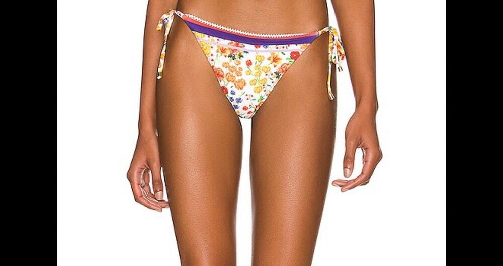 NWT Agua Bendita agua bendita alegria bouk Reversible Floral Bikini Bottoms XL